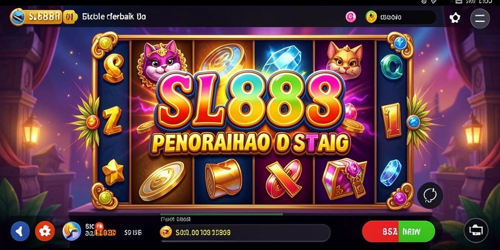 Tampilan menarik gameplay SL888 yang penuh warna.