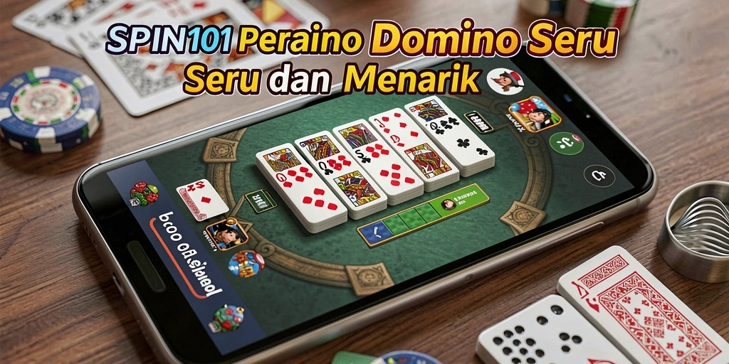 Screenshot gameplay SPIN101 yang menampilkan aksi seru permainan Domino.