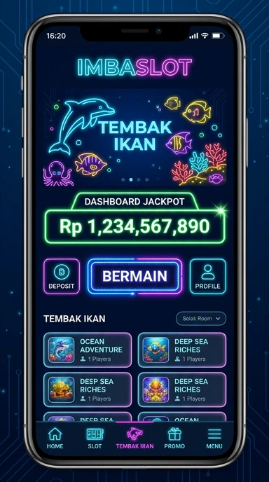 Tampilan aplikasi imbaslot yang menarik dan mudah digunakan.